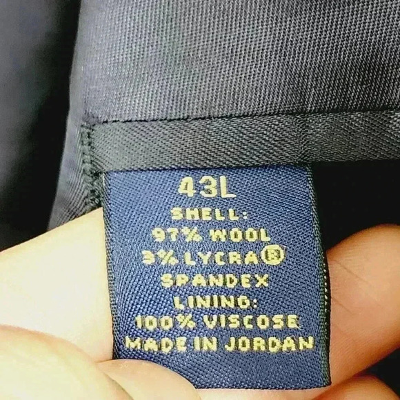 Brooks Brothers Wool Blend Men's Blaze Size 43L - Picture 5 of 7